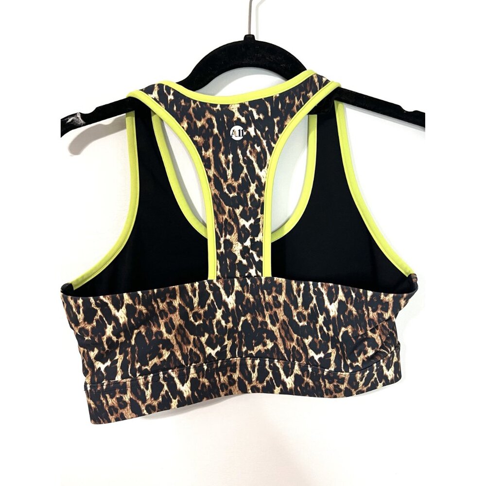Revolve All Access Lime Green/Leopard Print Front… - image 8
